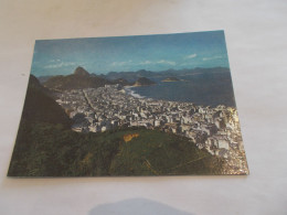RIO DE JANEIRO ( BRASIL BRESIL )  VISTA AEREA DE COPACABANA  VUE GENERALE AERIENNE 1971 - Rio De Janeiro