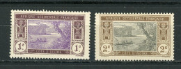COTE D'IVOIRE (RF) - PAYSAGE - N° Yt 41+42** - Unused Stamps