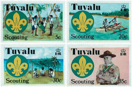 38727 MNH TUVALU 1977 50 ANIVERSARIO DEL ESCULTISMO EN EL PACIFICO CENTRAL - Tuvalu