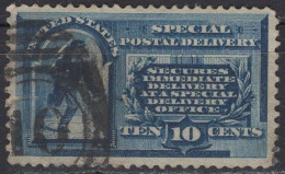 USA - Special Delivery - 10 C - Running Courier - Mi 52 / SC E1 - 1885 - Espressi & Raccomandate