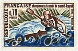 88257 MNH FRANCIA 1969 CAMPEONATOS DEL MUNDO DE CANOA-KAYAK EN BOURG-SAINT MAURICE - Otros & Sin Clasificación