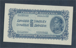 Jugoslawien Pick-Nr: 49b Bankfrisch 1944 5 Dinara (9811100 - Yougoslavie