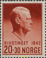 101893 MNH NORUEGA 1942 RIKARD QUISLING - Neufs