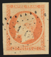 N°16b, 40c ORANGE-SUR-PAILLE, Oblitéré, Signé MIRO - SUPERBE - 1853-1860 Napoléon III.