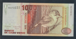 Kap Verde Pick-Nr: 65b Bankfrisch 2002 1.000 Escudos (9811077 - Cabo Verde
