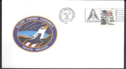 US Space Cover 1984. Discovery STS-51A Launch. KSC - Verenigde Staten