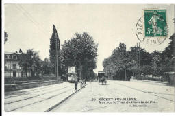 94 Nogent Sur Marne - Vue Sur Le Pont Du Chemin De Fer - Nogent Sur Marne