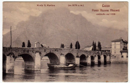 LECCO - PONTE AZZONE VISCONTI - Primi '900 - Vedi Retro - Formato Piccolo - Lecco