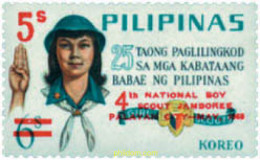 38349 MNH FILIPINAS 1969 4 JAMBOREE NACIONAL - Philippinen