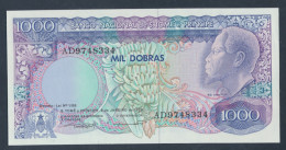 Sao Tome E Principe Pick-Nr: 62 Bankfrisch 1989 1.000 Dobras (9810629 - São Tomé U. Príncipe