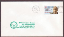US Space Cover 1988. Discovery STS-26 Launch. 39th Rescue Recovery Wing. Patrick AFB - Stati Uniti