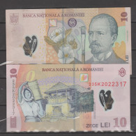 ROMANIA  10 LEI  2018 ( Reprint 2023)    Painter Nicolae Grigorescu- Polymer  UNC - Roemenië