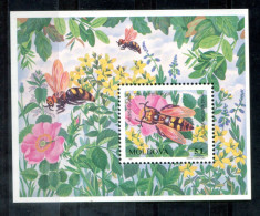 MOLDAWIEN Block 13, Bl.13 Mnh - Wespen, Wasps, Guêpes - MOLDAVIA / MOLDOVA - Moldova