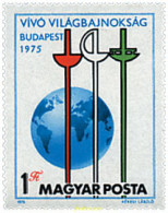 64094 MNH HUNGRIA 1975 CAMPEONATOS DEL MUNDO DE ESGRIMA - Ongebruikt