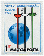 64094 MNH HUNGRIA 1975 CAMPEONATOS DEL MUNDO DE ESGRIMA - Ungebraucht