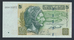 Tunesien Pick-Nr: 92 Bankfrisch 2008 5 Dinars (9810655 - Tunisie