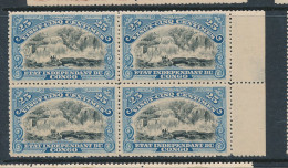 BELGIAN CONGO COB 22 BL.OF 4 (2 X MNH + 2 X LH) - Neufs