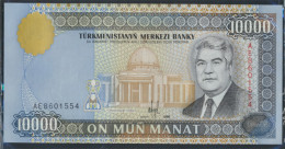 Turkmenistan Pick-Nr: 11 Bankfrisch 1998 10.000 Manat (9855700 - Turkménistan