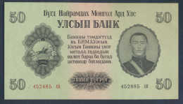 Mongolei Pick-Nr: 33 Bankfrisch 1955 50 Tugrik (9855733 - Mongolia