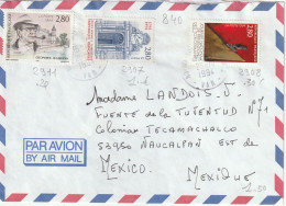 CAD 83  SIX FOURS LES PLAGES   / N° 2907    + N° 2908 + N° 2911      POUR MEXICO   MEXIQUE - Handstempel