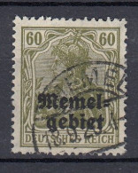 MEMEL 1920 Used(o) Mi 16 #MM5 - Memelgebiet 1923