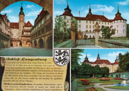 1 AK Germany / Baden-Württemberg * Chronikkarte Vom Schloss In Langenburg Im Hohenlohner Land - Mit Wappen* - Sonstige & Ohne Zuordnung