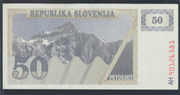 Slowenien Pick-Nr: 5a Bankfrisch 1990 50 Tolarjev (9855652 - Eslovenia