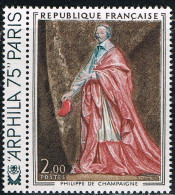 FRANCE : N° 1766 ** Avec Vignette ("Cardinal De Richelieu", De Philippe De Champaigne) - PRIX FIXE - - Ungebraucht