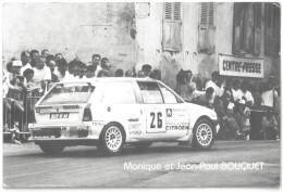 Monique Et Jean-Paul BOUQUET - Rallye - Citroën AX Sport ( Dpt 54 Meurthe Et Moselle ) - Rally's