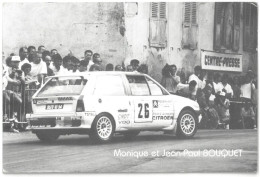 Monique Et Jean-Paul BOUQUET - Rallye - Citroën AX Sport ( Dpt 54 Meurthe Et Moselle ) - Rally Racing