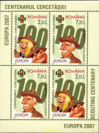 214933 MNH RUMANIA 2007 EUROPA CEPT. 100 AÑOS DE ESCULTISMO - Andere & Zonder Classificatie