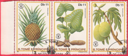 N° Yvert & Tellier 653 à 655 - Sao Tomé-et-Principe (1981) (Oblitéré) - Journée Mondiale Alimentation (1) - Sao Tome En Principe