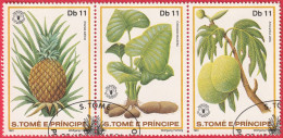 N° Yvert & Tellier 653 à 655 - Sao Tomé-et-Principe (1981) (Oblitéré) - Journée Mondiale Alimentation (2) - Sao Tome And Principe