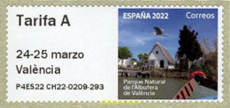 691500 MNH ESPAÑA 2022 PARQUE NATURAL DE LA ALBUFERA DE VALENCIA - Nuovi