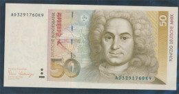 BRD Rosenbg: 293a Serien: AD Bankfrisch 1989 50 Deutsche Mark (10288331 - 50 Deutsche Mark