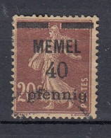 MEMEL 1920 Used(o) Mi 22 #MM10 - Memel (Klaipeda) 1923