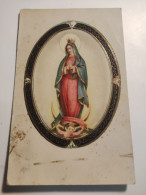 Madonna Di Guadalupe OVALE A RILIEVO RELIGIONE  NON VIAGGIATA  COME DA FOTO FORMATO PICCOLO CA - Jungfräuliche Marie Und Madona