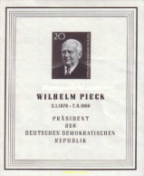 150564 MNH ALEMANIA DEMOCRATICA 1960 MUERTE DEL PRESIDENTE WILHELM PIECK - Neufs