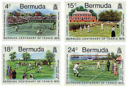 47998 MNH BERMUDAS 1973 CENTENARIO DEL TENIS EN LAS BERMUDAS - Bermudas
