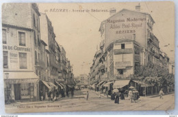 CPA BEZIERS 34 Avenue De Bédarieux - Beziers