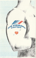 Carte Publicitaire AIR FRANCE ( Format 17 X 11 ) - Publicité