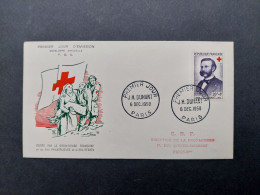FDC  Enveloppe 1958 N° 1188  Au Profit De La Croix Rouge Paris Du 6/12//1958 - 1950-1959