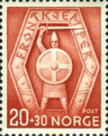 101897 MNH NORUEGA 1943 CELEBRACION DE LA FORMACION VOLUNTARIA PARA EL FRENTE DEL SUR - Nuevos