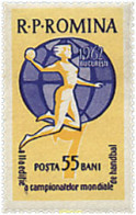 61894 MNH RUMANIA 1962 2 CAMPEONATOS DEL MUNDO DE BALONMANO EN BUCAREST - Otros & Sin Clasificación