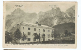 S. VITO DI CADORE - PALAZZO COMUNALE  F/PICCOLO VIAGGIATA 1925 - Belluno