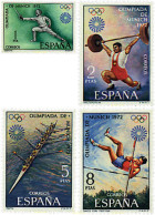 84849 MNH ESPAÑA 1972 20 JUEGOS OLIMPICOS VERANO MUNICH 1972 - Unused Stamps