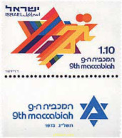 327864 MNH ISRAEL 1973 9 JUEGOS DEPORTIVOS MACABEOS - Ongebruikt (zonder Tabs)
