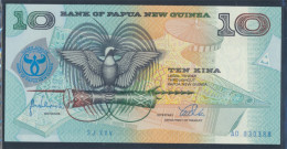 Papua-Neuguinea Pick-Nr: 17a Bankfrisch 1998 10 Kina (8345813 - Papoea-Nieuw-Guinea