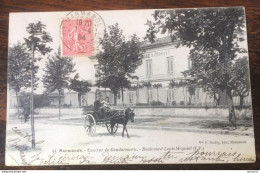 CPA MARMANDE 47 Caserne De Gendarmerie, Boulevard Louis Meyniel - Marmande