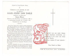 DP Jules Jozef Van Daele ° Sint-Gillis-Waas 1888 † 1961 X Anna Maes - Images Religieuses